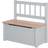 Roba Kindertruhenbank Woody 56 x 28 x 53 cm Grau
