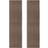 MonsterShop Acoustic Slat Wall Panels x 2 Dark Walnut