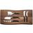 Laguiole Set 5 Serveringsbräda Set 5 Delar Svart Ostbricka 5st