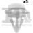 FA1 11-40078.5 Side Beskyttelseslister Clips