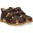 Angulus Begynder Sandal Med Velcrolukning - Dark Brown