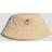 H&M Embroidery-Detail Cotton Bucket Hat - Beige