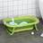 Homcom Ergonomic Baby Bath Tub for Toddler with Baby Cushion 0-3 Years Green