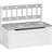 ZONEKIZ 2 in 1 Wooden Kids Storage Bench Toy Box