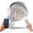 Neoglint Tragbare Babyschaukel 5 Gang 1 grau