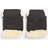 John Lewis Natural Lambskin Lined Mitts Black