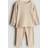 H&M Ribbet Bomuldssæt - Beige