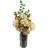 Leaf Pack of 6 x 85 cm Craspedia Stem Yellow Artificial Plant
