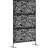 OutSunny Decorative Garden Privacy Screen with Stand 6.5FT