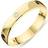 C W Sellors Yellow Gold Whitby Jet Diamond 4mm Wedding Band Ring