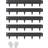 VEVOR Steel Landscape Edging 5 Packs 39 x 4 in Rust-Resistant Edging Border Black