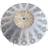 BigBuy Outdoor Boho White Beach Parasol 220 cm with SPF50+ Protection