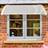 Living and Home White Window Front Door Awning Canopy 1.9m