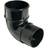 FloPlast Black 68mm Round 92.5' Offset Bend