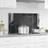 vidaXL Kitchen Backsplash Dark Grey Tempered Glass 90 x 50 x 0.6 cm Splash Guard 50cm