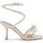 Kurt Geiger Avery Bow Heeled Sandals - Silver