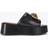 Kurt Geiger Chelsea Flatform Mule Sandals - Black