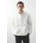 H&M Regular Fit Cotton Twill Overshirt - White