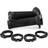 Domino D100 Black Lock On Grips Pair - Black