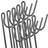 Vivo Strong Fencing Pins 10 Pack 1.5m x 8mm Steel Road Barrier Fence Stakes