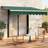 Living and Home Green Retractable Awning Manual Sunshade 3 x 2.5m
