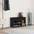 vidaXL Black Oak 80 x 30 x 45 cm Storage Bench