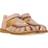 Angulus Colourblock Regnbuesandal Med Velcro - Rosebud/Clay/Lilac