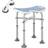 Homcom Aluminium Shower Stool for Elderly Disabled