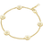 Georg Jensen Daisy Bracelet - Gold/White