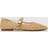 Schuh Lexie Woven Ballerina - Gold