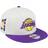 New Era NBA Beige Snapback Keps Los Angeles Lakers 9FIFTY Ivory/Purple