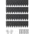 VEVOR Rasenkante 4er-Set Beeteinfassung Beetumrandung Metall 1016x304,8x1,5mm