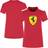 Scuderia Ferrari Puma Large Shield T-Shirt Red Womens