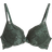 Cubus Push Up Bra with Lace - Dark Green