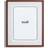 Dunelm Essentials Walnut Effect Box Brown Photo Frame 62x86.7cm