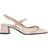 Shein Floral Embroidery Chain Decor - Pointed Toe