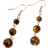 Shein Stone Drop Earrings