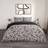 OHS Tropical Leaf Duvet Cover Black, White (200x135cm)