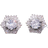 Shein Cubic Zirconia Decor Stud Earrings