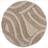 Dunelm Indulgence Dune Round Rug Natural 133cm