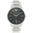 Emporio Armani DreizeigerDatumswerk, 43mm Silbernes Edelstahlgehäuse mit Edelstahlarmband, AR11181