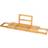 Natur Pur Danny Extendable Bath Rack Light Brown 5cm H X 50cm W X 18cm D