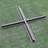 LivingAndHome Iron Free Standing Parasol Cross Base - Black