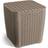 Dakota Fields Luzon 43cm H x 39cm W x 39cm L - Brown Outdoor Side Table