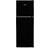 Willow 138L Top Mount Fridge Freezer Black