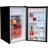 SIA LFIBL 48cm Free Standing Under Counter Fridge Black