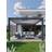 Biohort Pergola Storlek 3 x 3 Metallic Mörkgrå/Silver