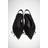H&M Sort Slingbacks Med Sløjfe -