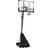 Costway Basketball Hoop System with Shatterproof Backboard and Rebounder 44 Inch Black 107 x 122 x 365 cm
