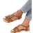 Shein Women Summer Flat Beaded Strap Sandals For Vacation Fashionable Summer